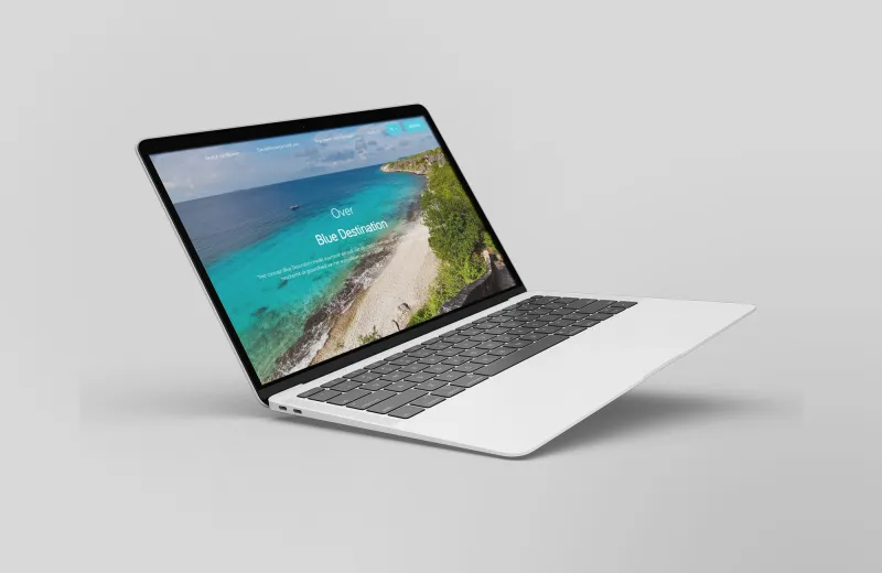 Maatwerk website voor Blue Destination