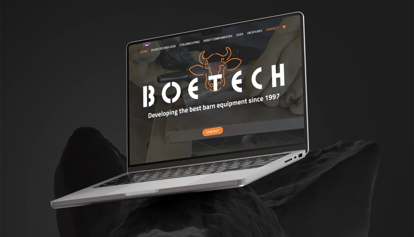 Maatwerk website voor Boetech