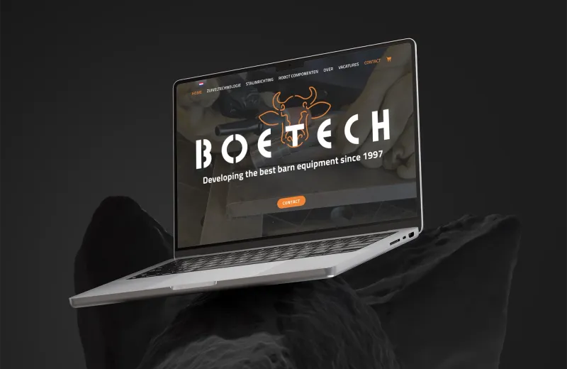 Maatwerk website voor Boetech