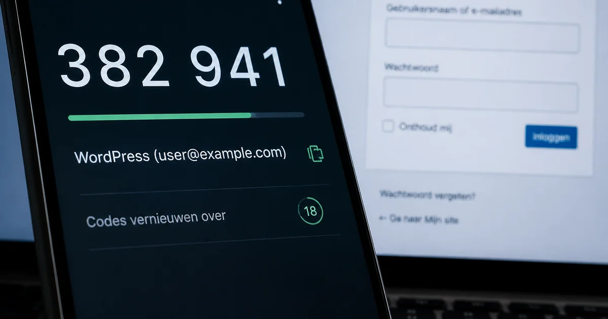Hoe stel je 2FA in WordPress in?